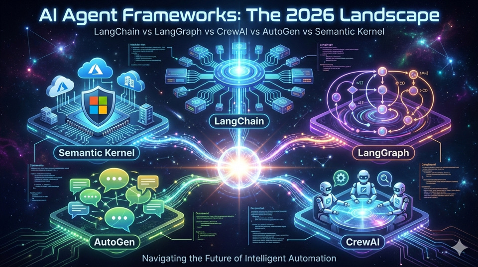 Comparatif des frameworks AI Agent : LangChain,LangGraph et autres