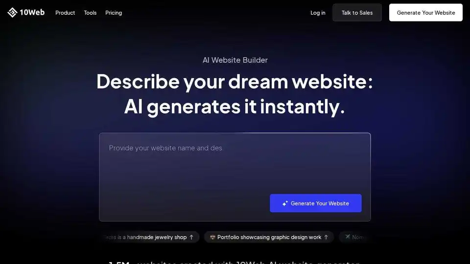 10Web AI Website Builder