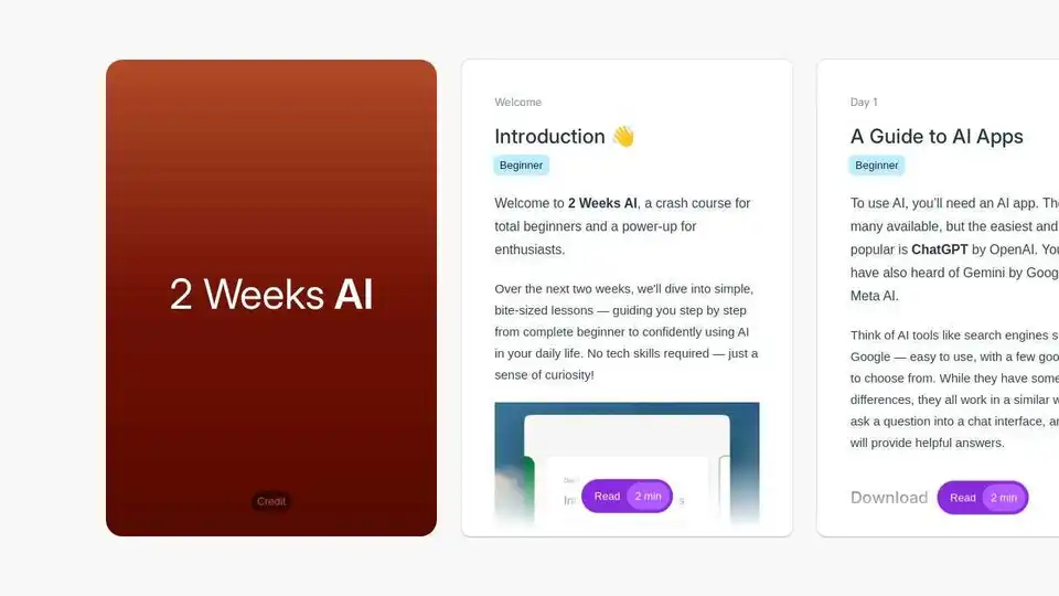 2 Weeks AI