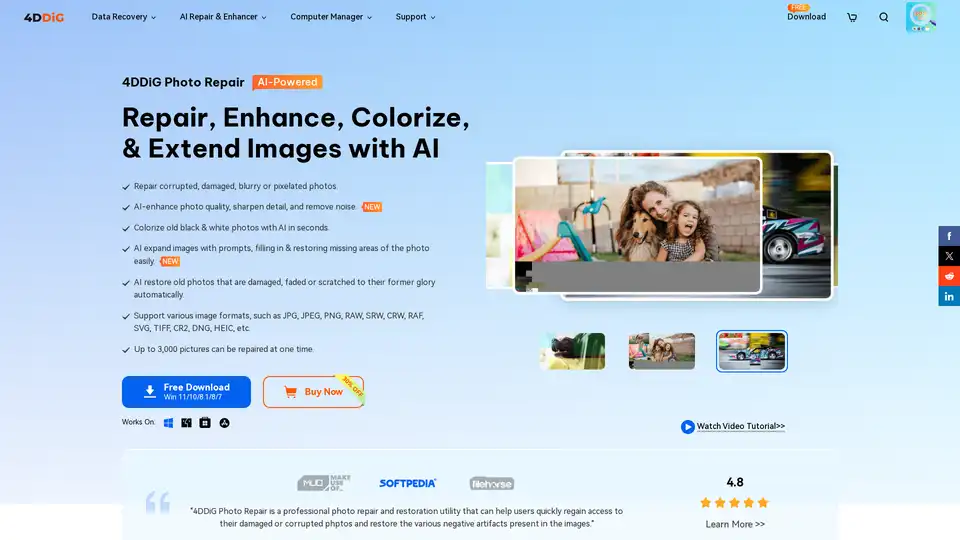 4DDiG Photo Repair