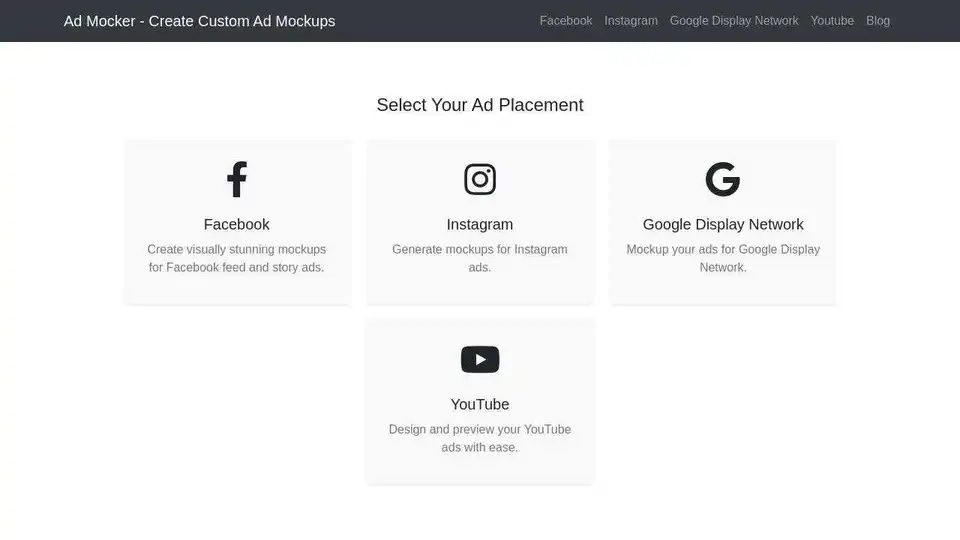Ad Mocker - Ad Mockup Generator