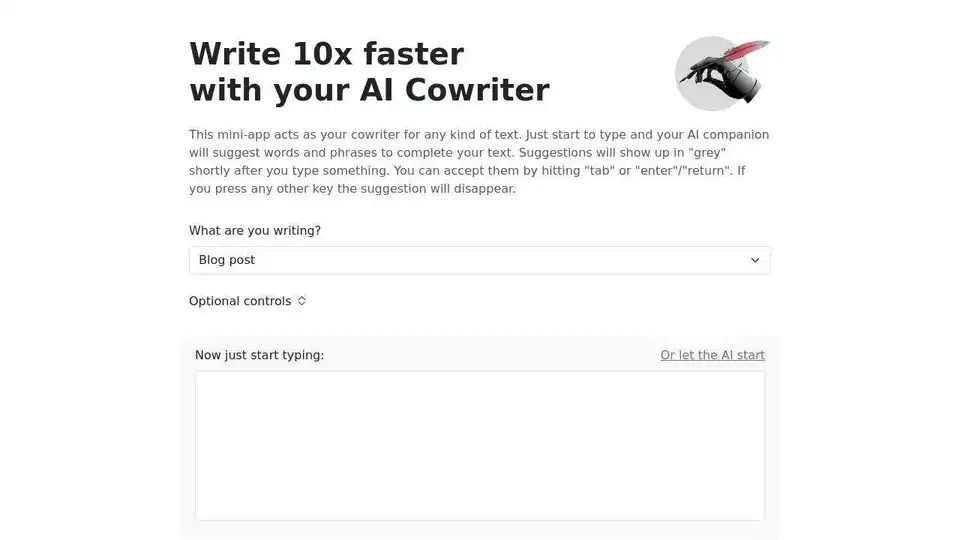 AI Cowriter