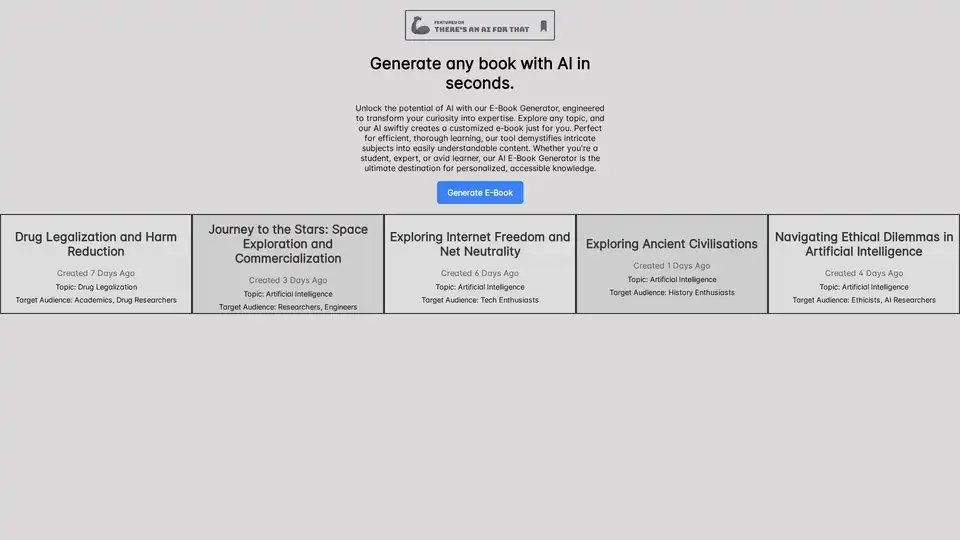 AI E-books