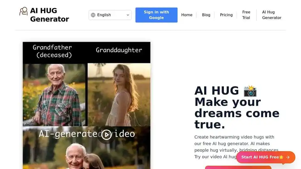 AI Hug Video Generator