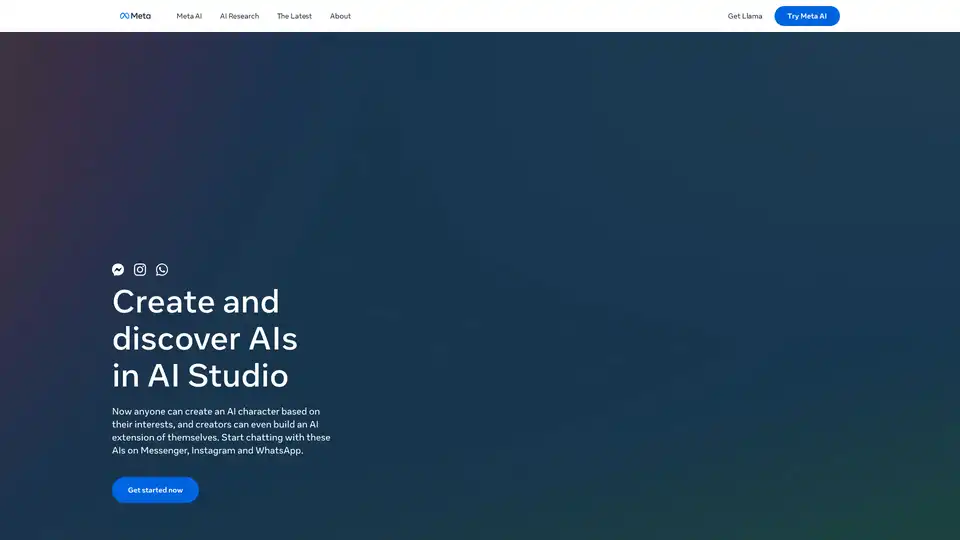 Meta AI Studio