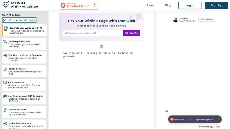 AI Landing Page Builder