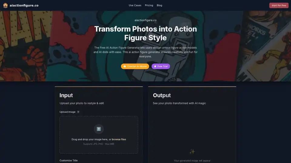 AI Action Figure Generator