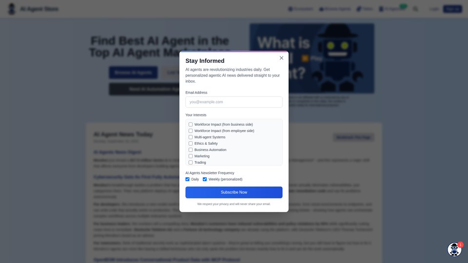 AI Agent Store : Découvrez et listez les agents d’IA pour vos besoins