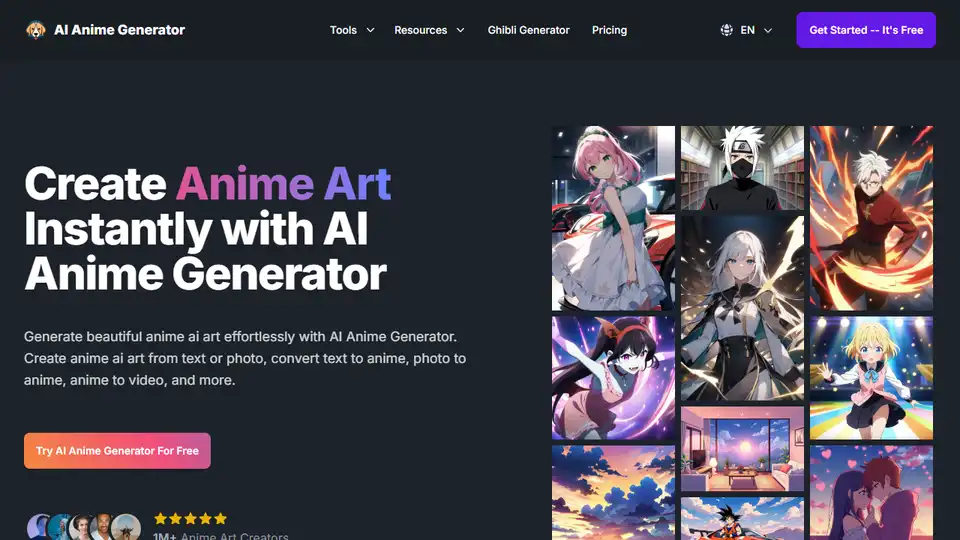 AI Anime Generator