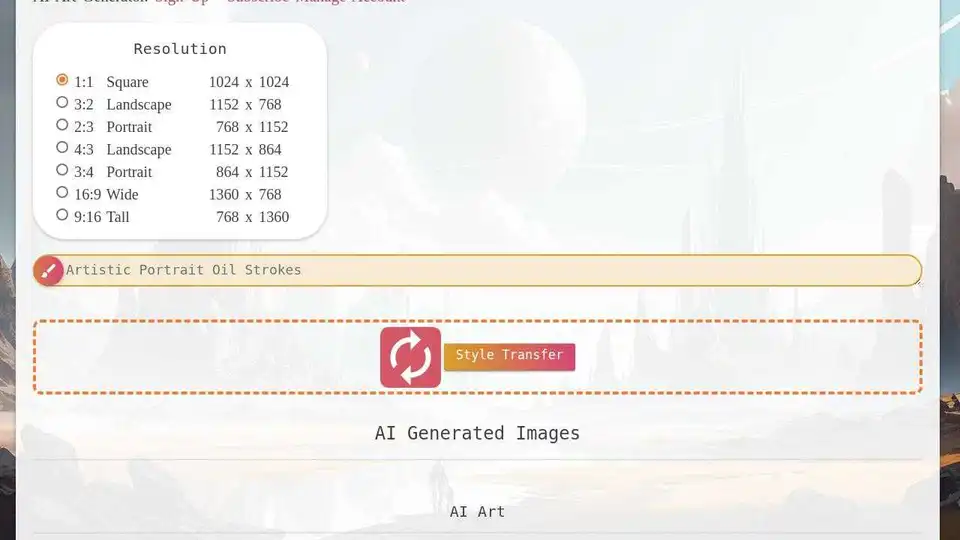AI Art Generator