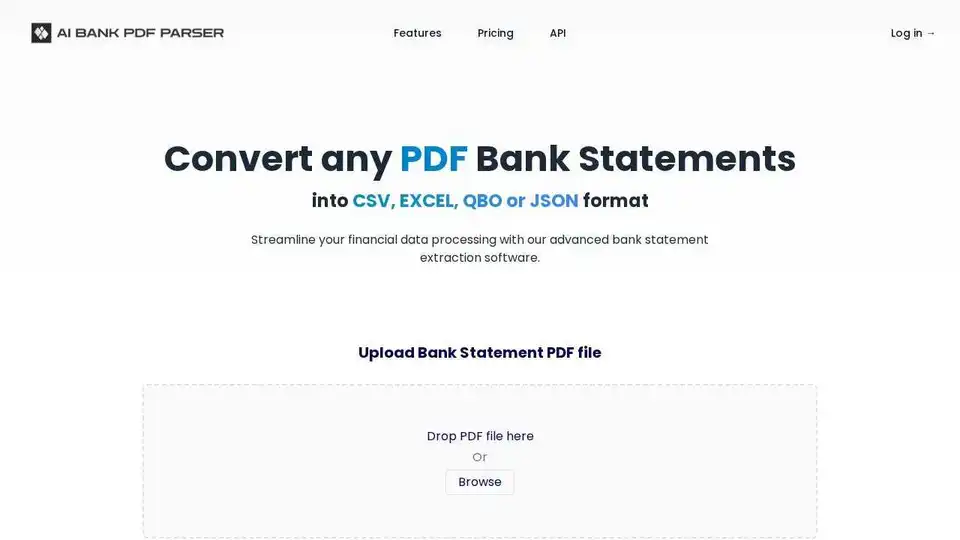 AI BANK PARSER