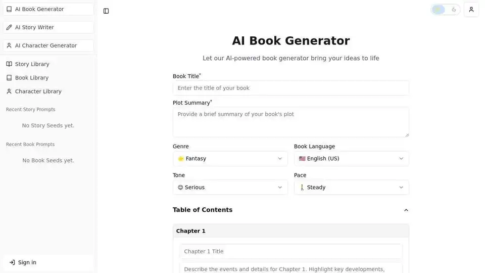 AI Book Generator