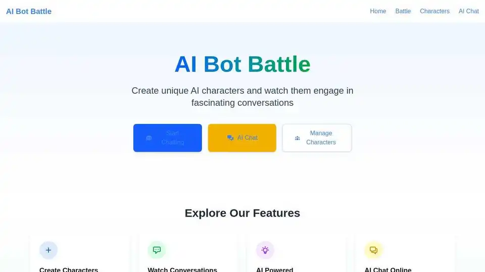 AI Bot Battle