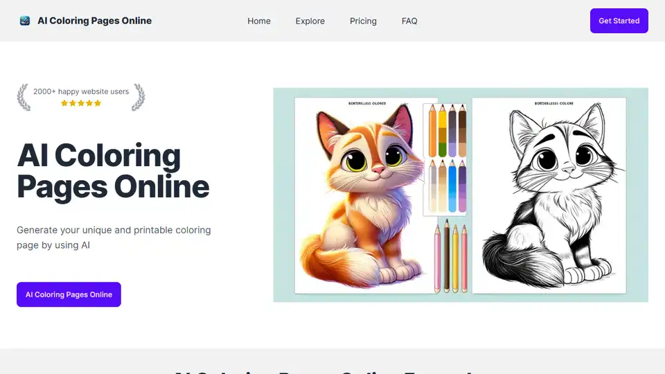 AI Coloring Pages Online