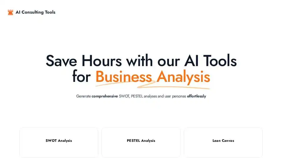 AI Consulting Tools