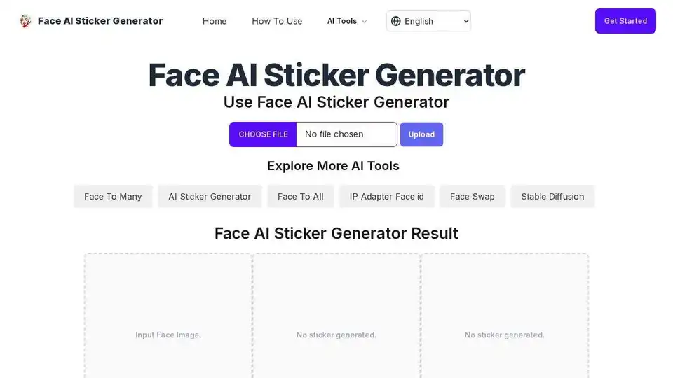 Face AI Sticker Generator
