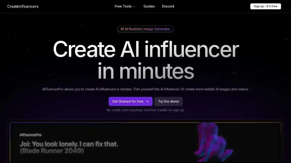 CreateInfluencers