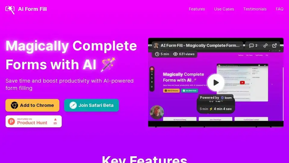 AI Form Fill