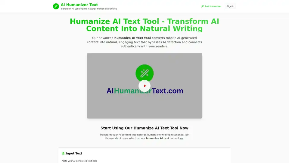 AI Humanizer Text