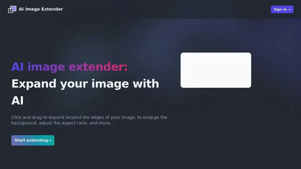 AI Image Extender