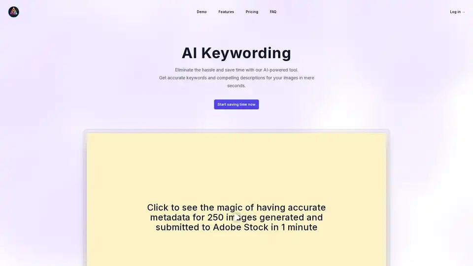 AI Keywording