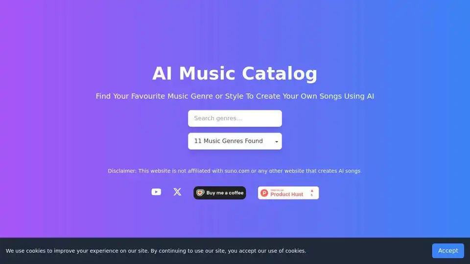 AI Music Catalog
