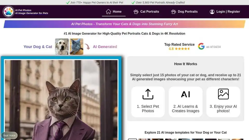 AI Pet Photos