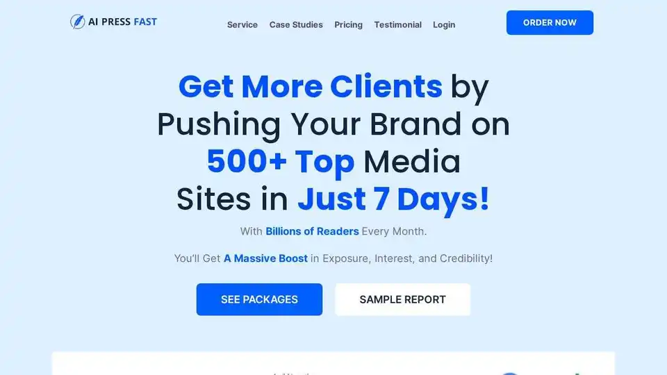 AI Press Fast