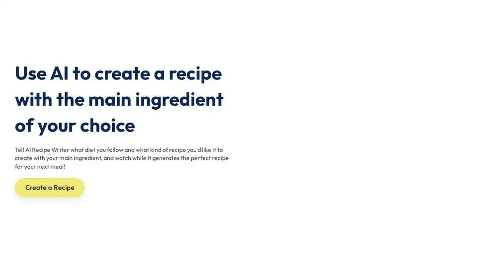 AI Recipe Writer