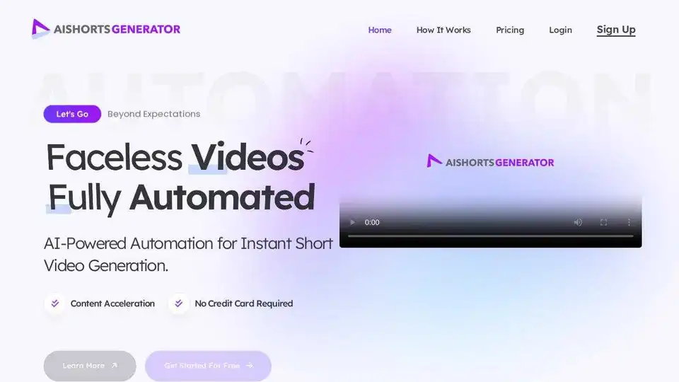 AI Shorts Generator: Free Automated Shorts Generator