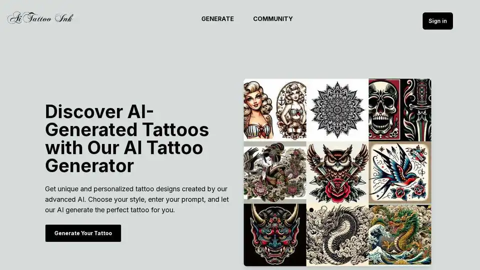 AI Tattoo Ink