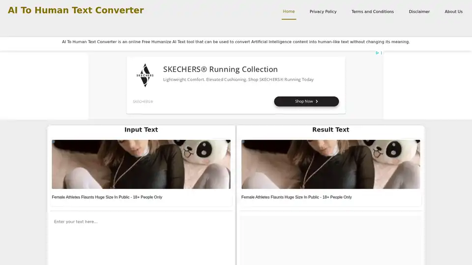AI To Human Text Converter