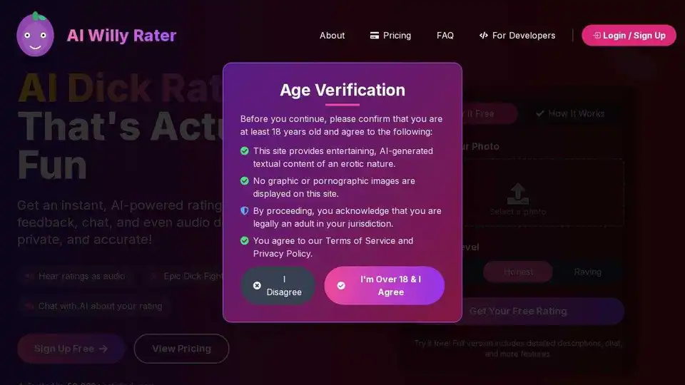 AI Willy Rater