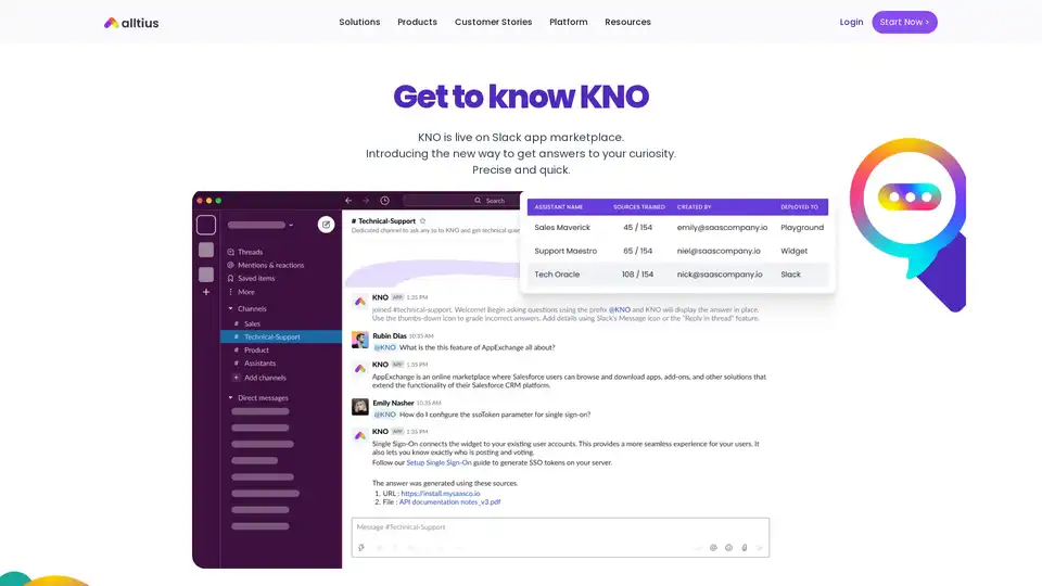 KNO for Slack