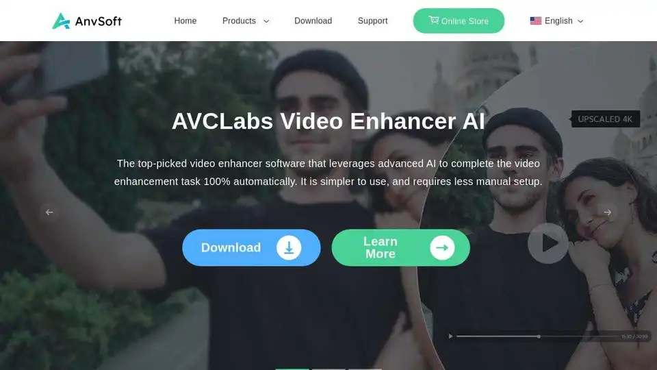 AVCLabs Video Enhancer AI