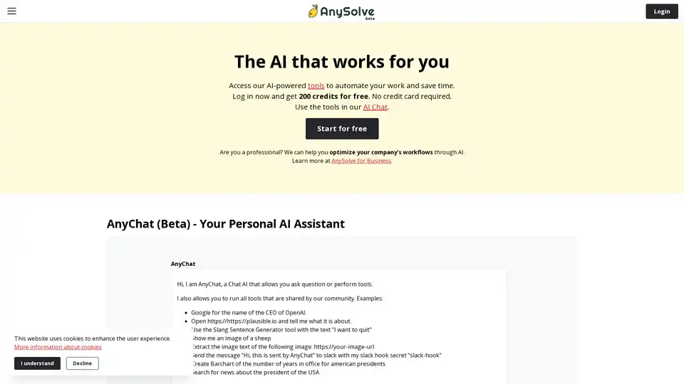 AnySolve AI