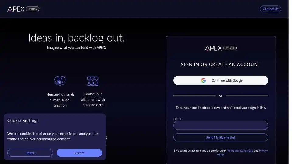 APEX - Artium Product Explorer