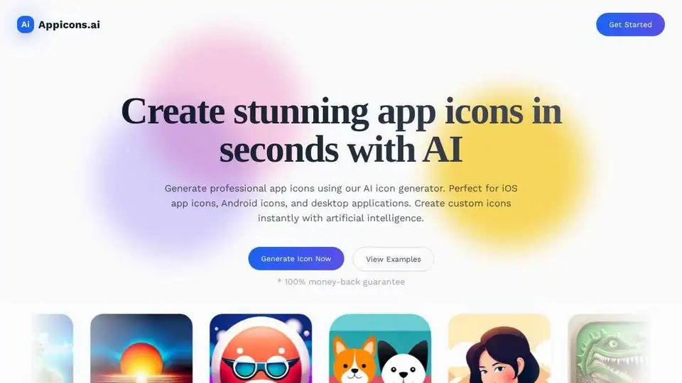 Appicons.ai: AI App Icon Generator - Create Mobile Icons Instantly