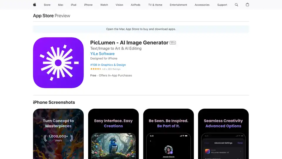 PicLumen - AI Image Generator