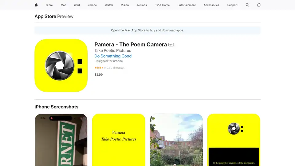 Pamera - The Poem Camera