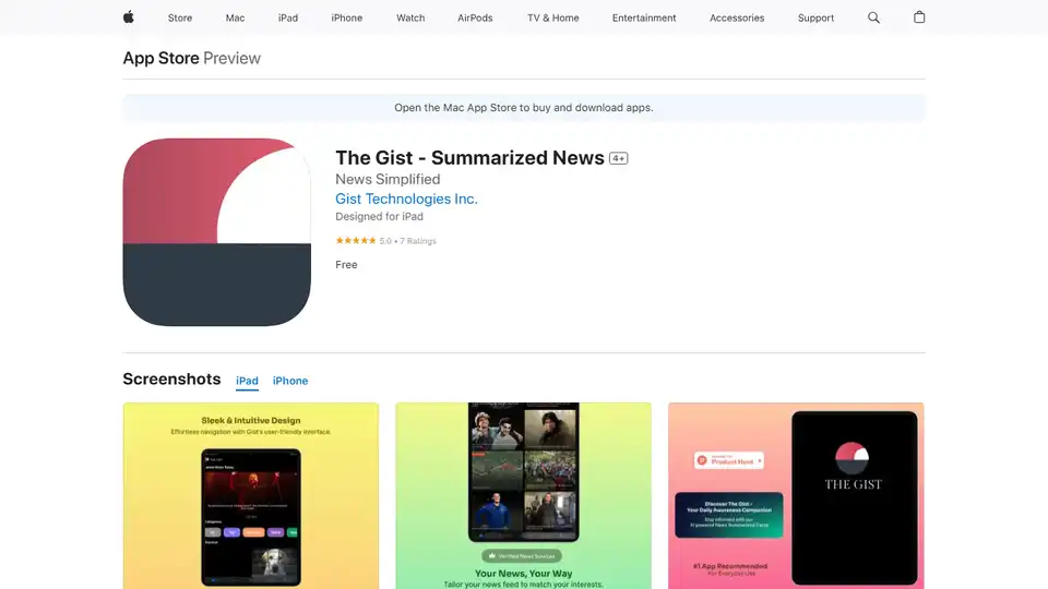 The Gist - Summarized News