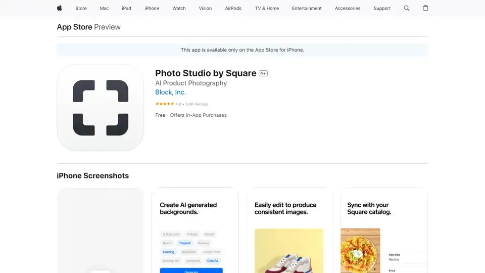 Photo Studio by Square