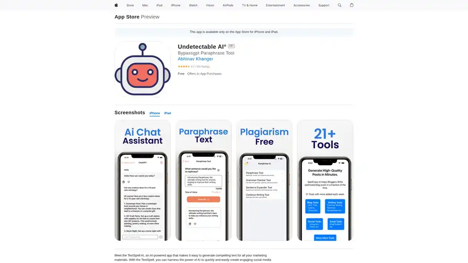 Undetectable AI°