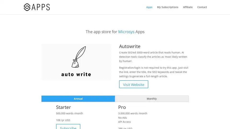 Autowrite