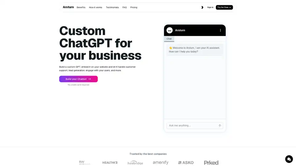 Arsturn allows users to create and integrate custom AI chatbots for websites in minutes, enhancing user engagement and providing real-time support.