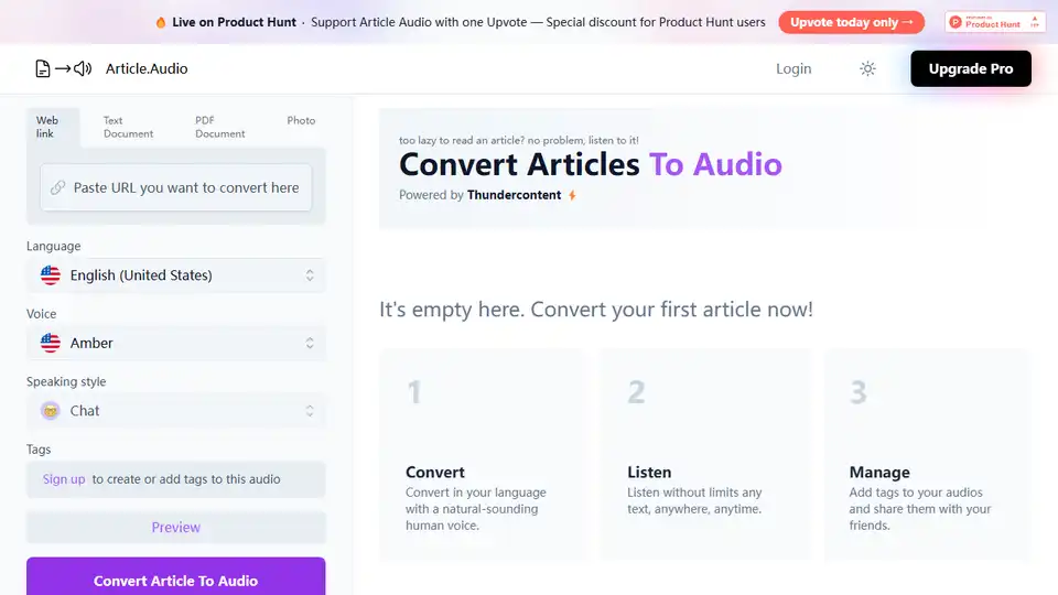 Article Audio