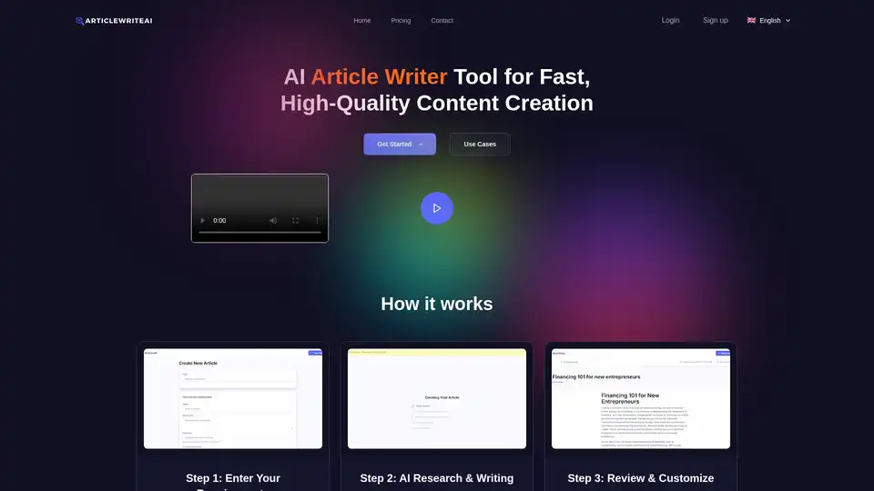 AI Article Writer