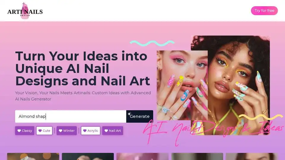 AI Nail Designs Generator