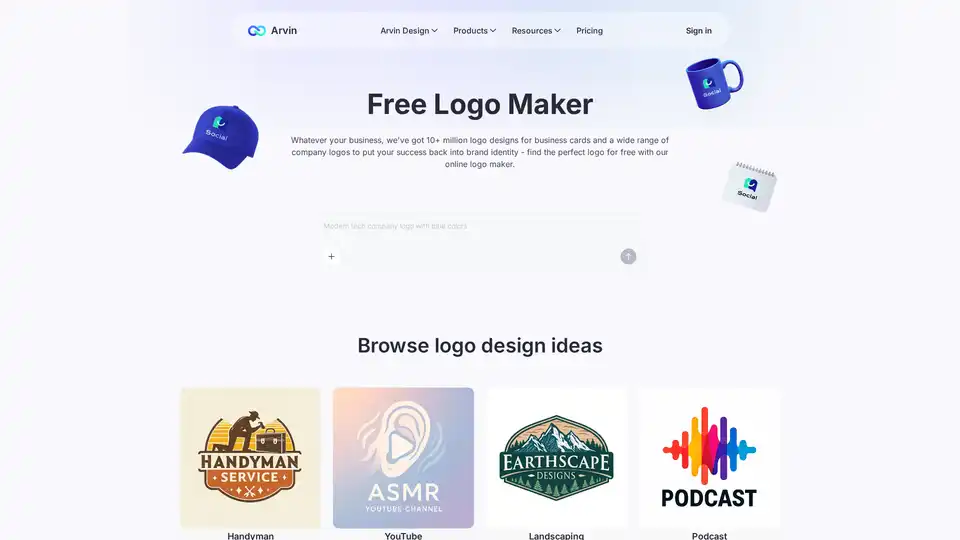 Arvin Logo Maker