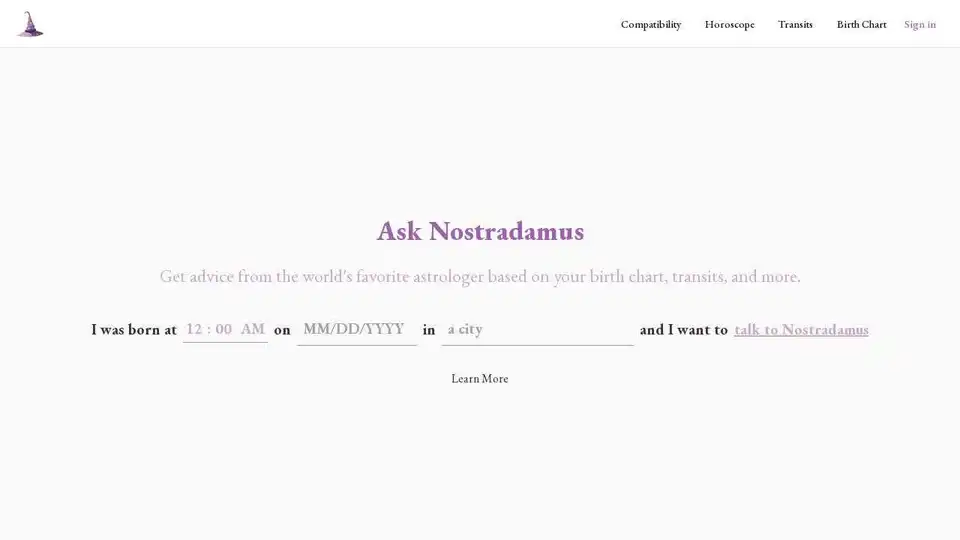 Ask Nostradamus